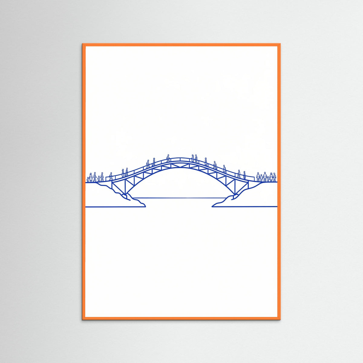 Orange Wood Urban Welcome