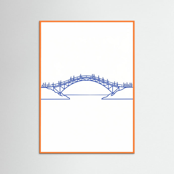 Orange Wood Urban Welcome