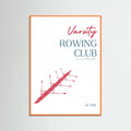 Varsity Rowing Club -juliste – juliste ja taidepainatus