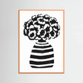 Vase Striped Poster – plakat og kunsttryk