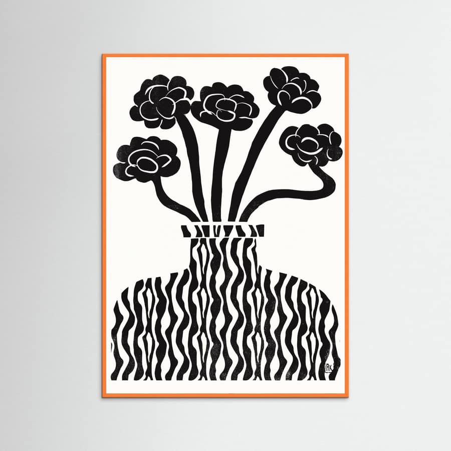 Poster Vase and Flowers 03 – poster e stampa artistica