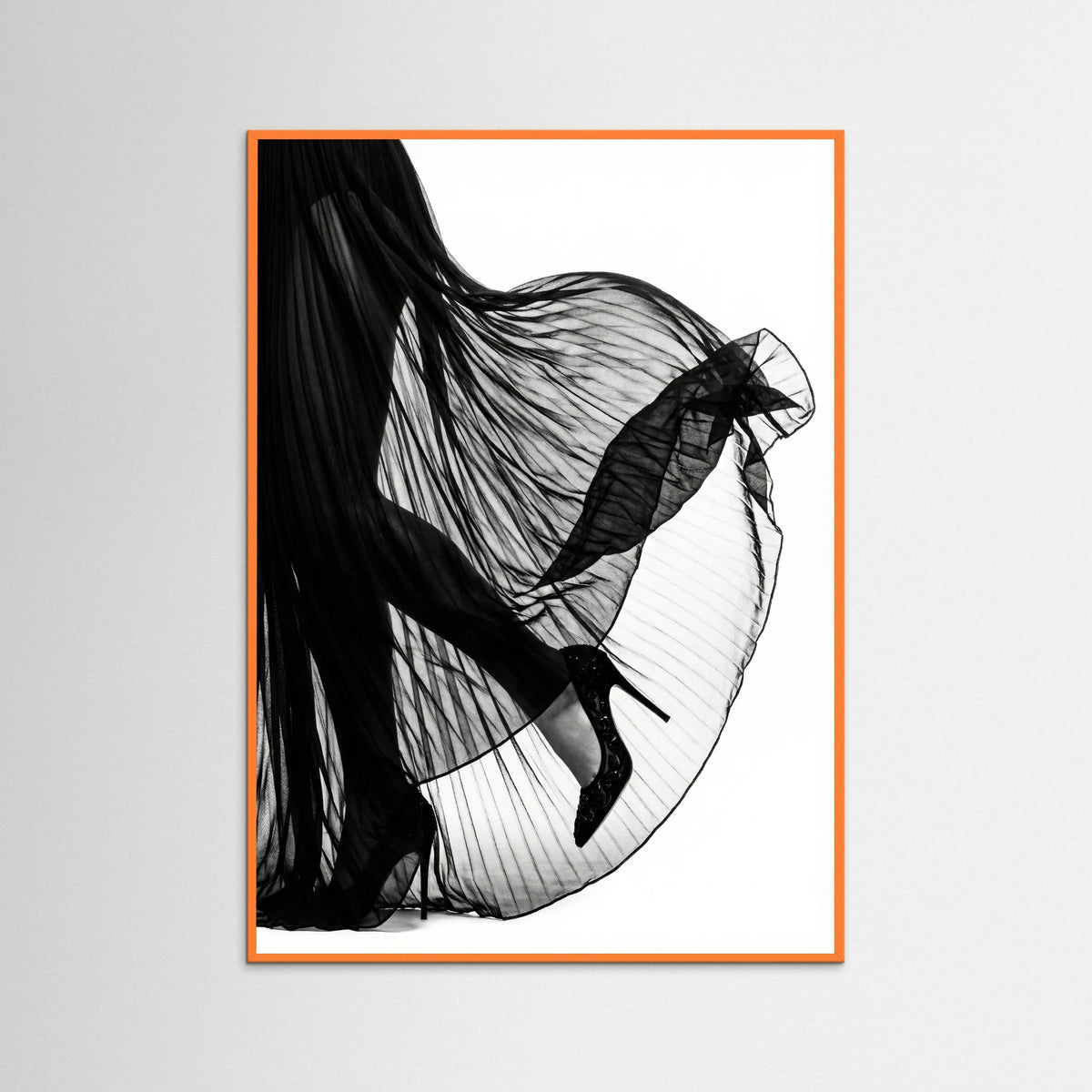Orange Wood Veiled Elegance