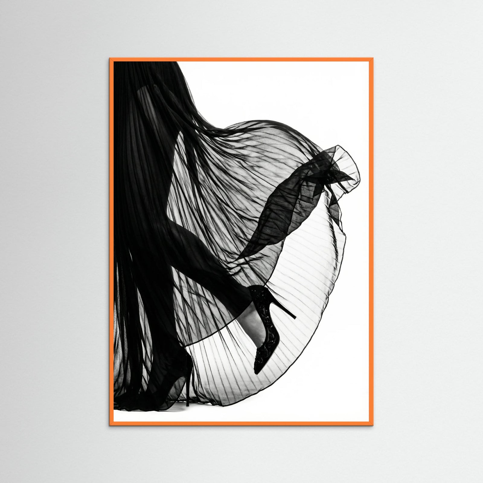 Orange Wood Veiled Elegance