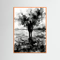 Orange Wood Veiled Emotion