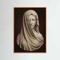 Orange Wood Veiled Form