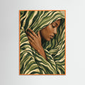 Orange Wood Veiled Grace
