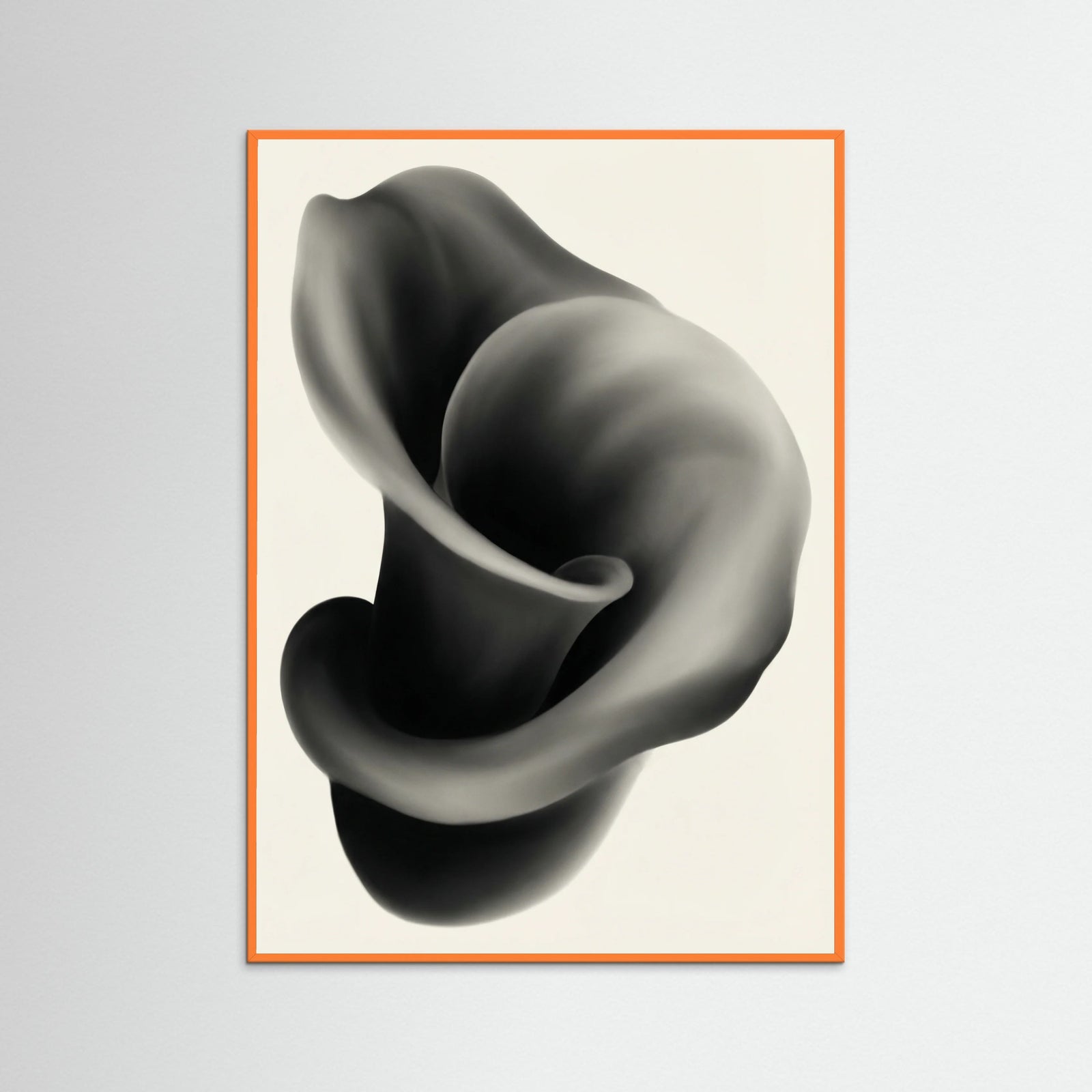 Orange Wood Velvet Leaves