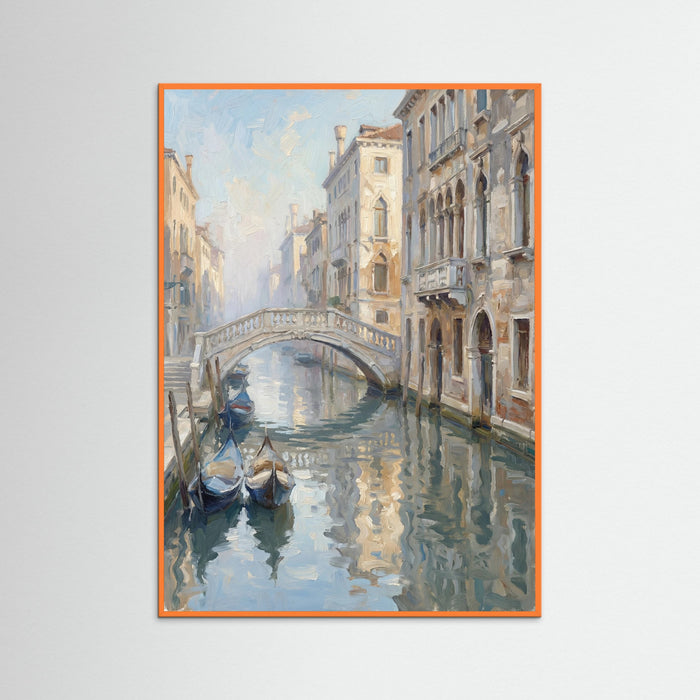 Orange Wood Venetian Light