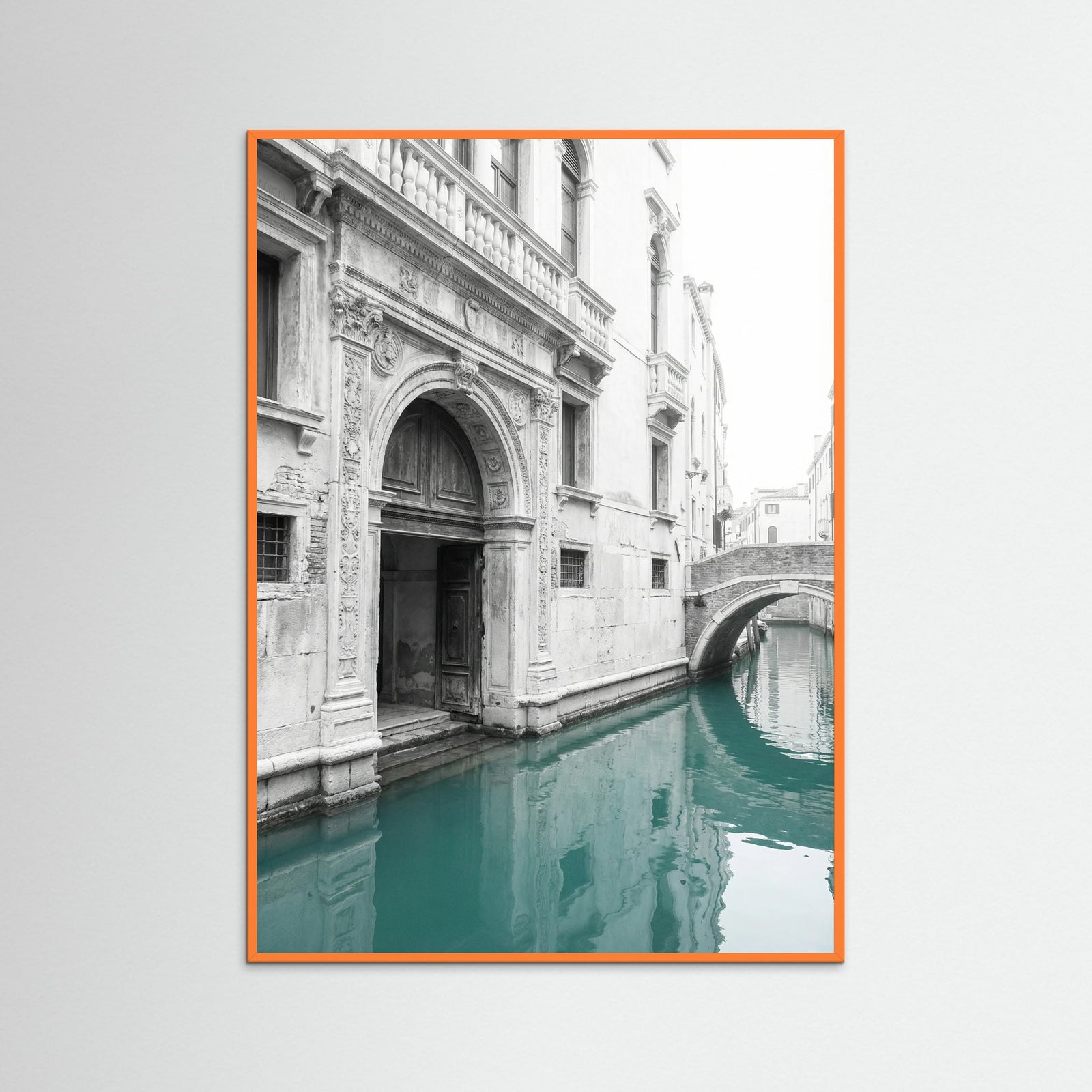 Orange Wood Venetian Serenity