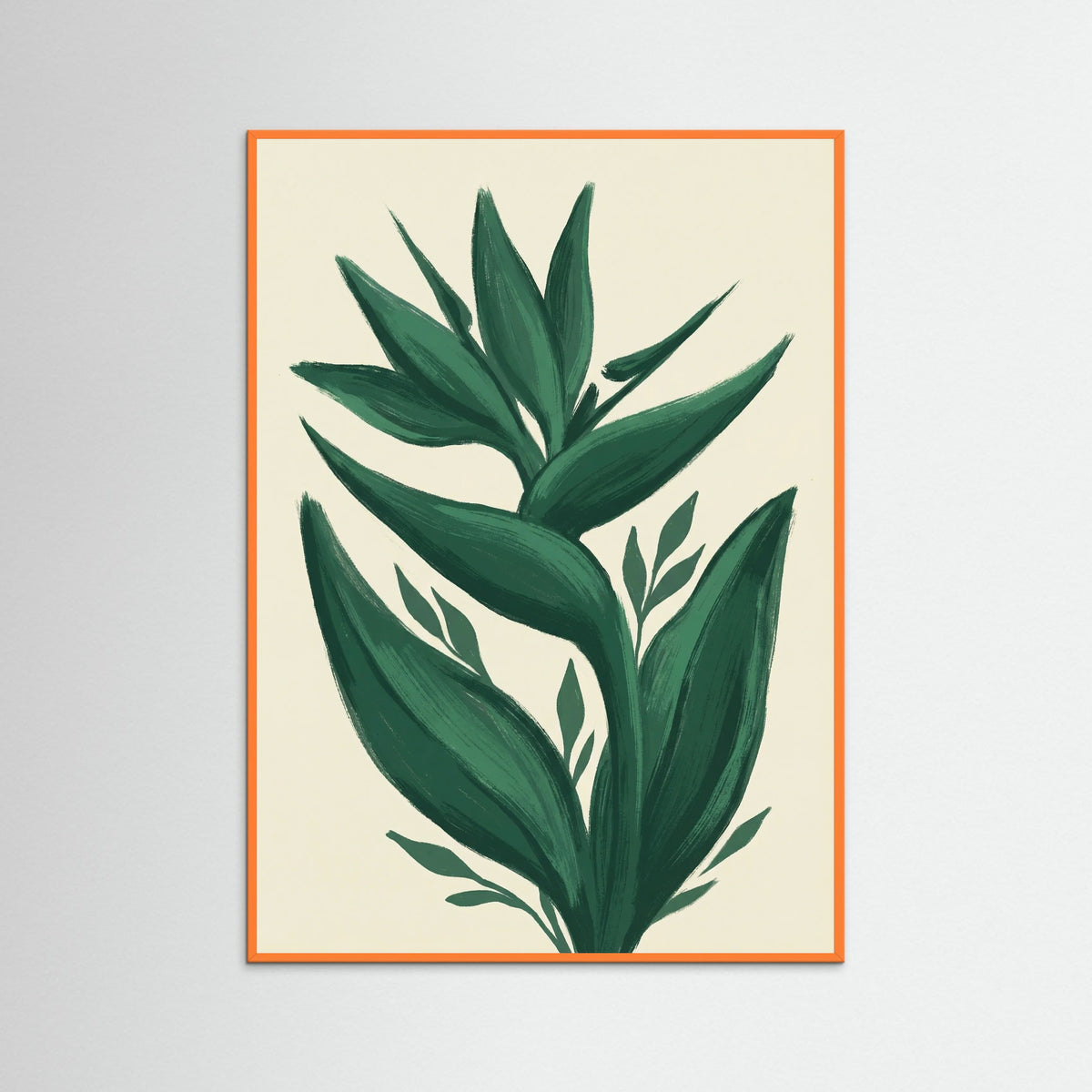 Orange Wood Verdant Calm