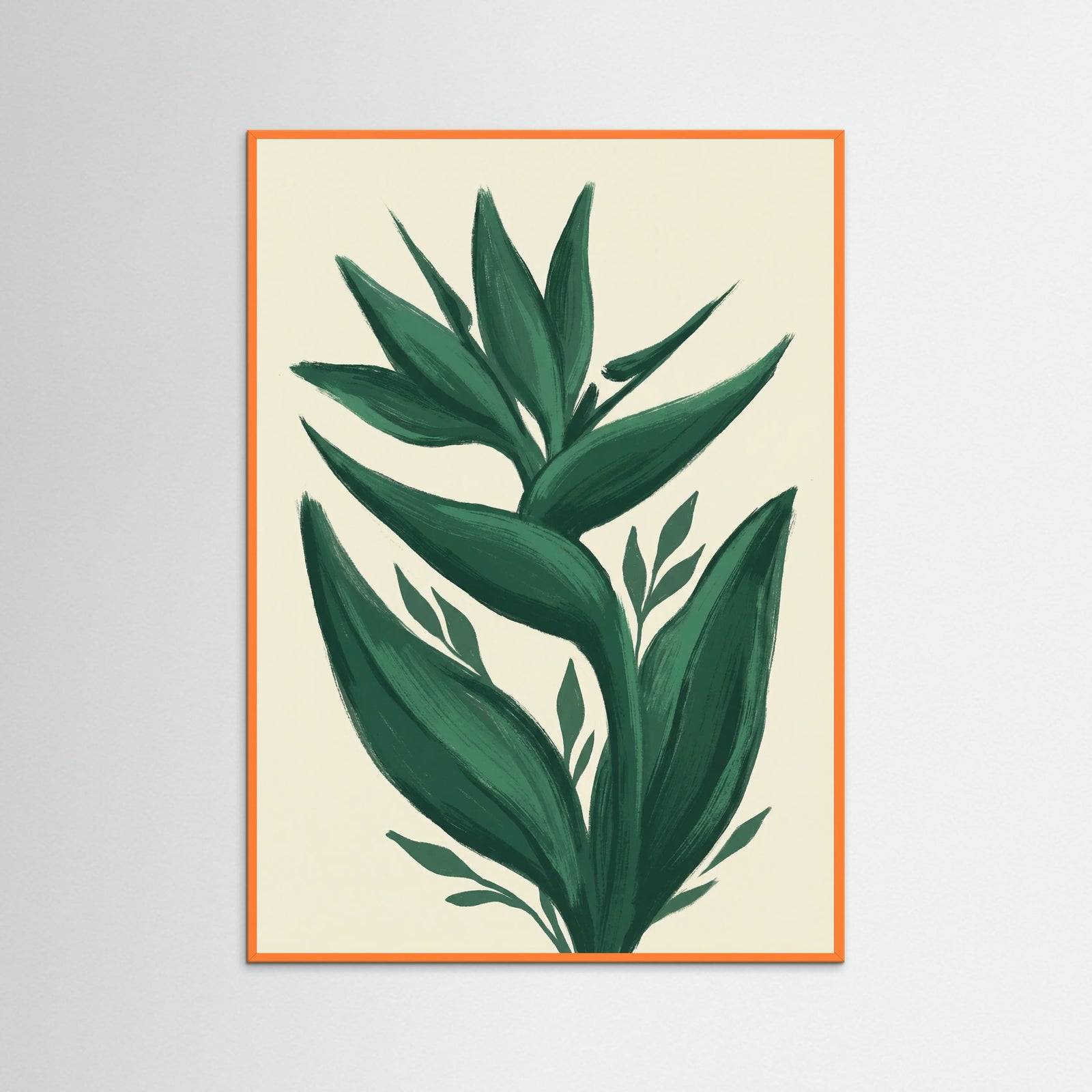 Orange Wood Verdant Calm