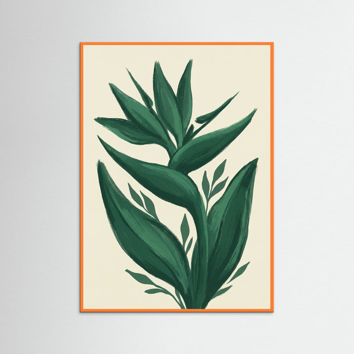 Orange Wood Verdant Calm