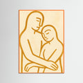 Orange Wood Verdant Curves