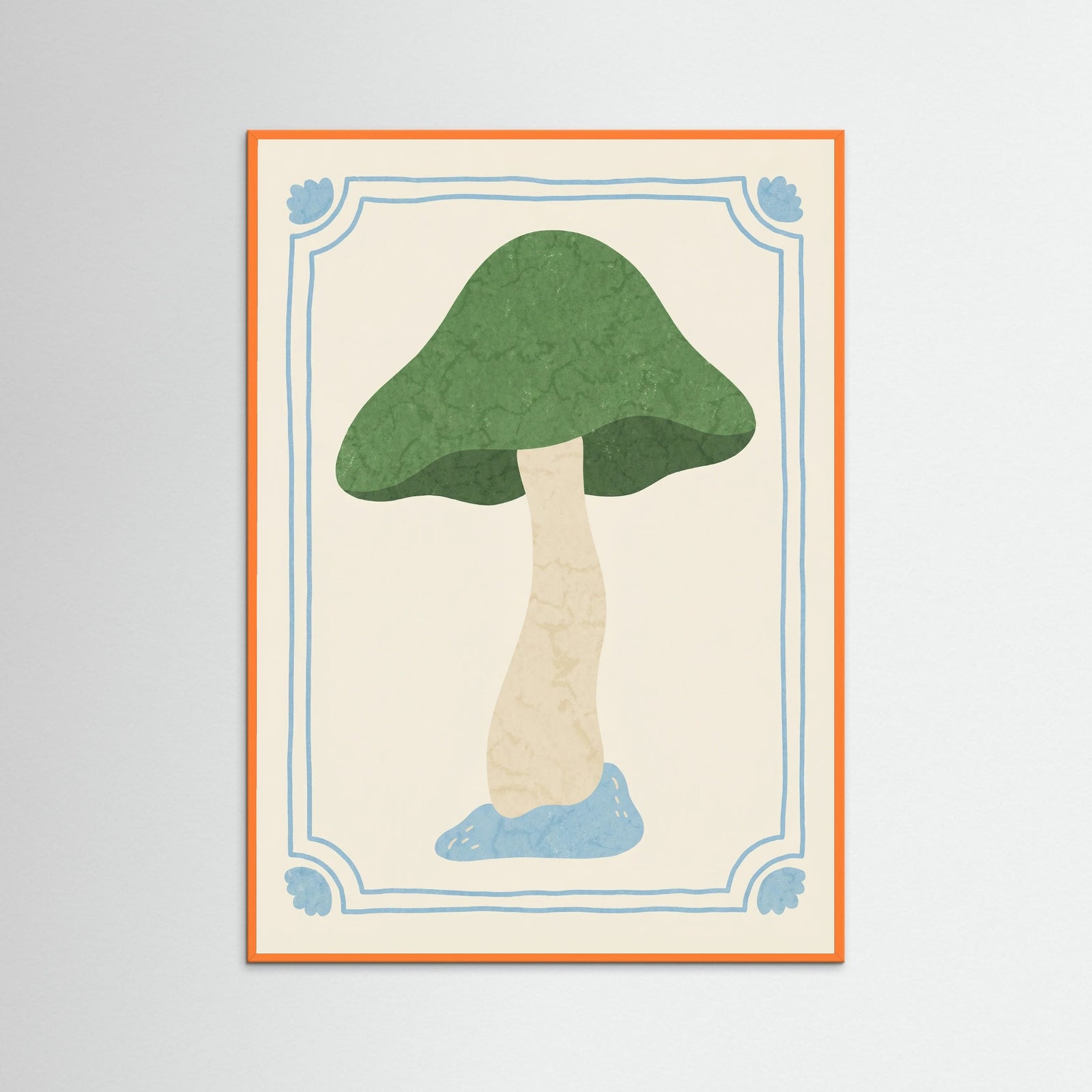 Orange Wood Verdant Embrace