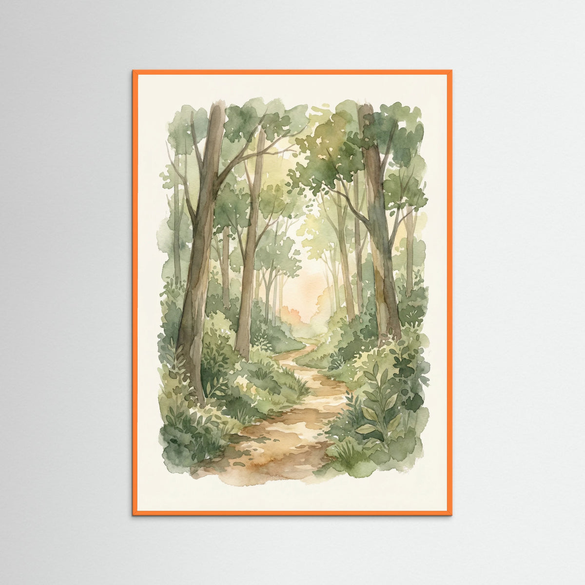 Orange Wood Verdant Embrace