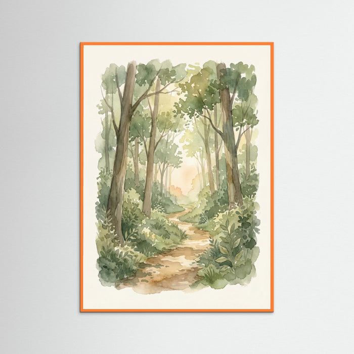 Orange Wood Verdant Embrace