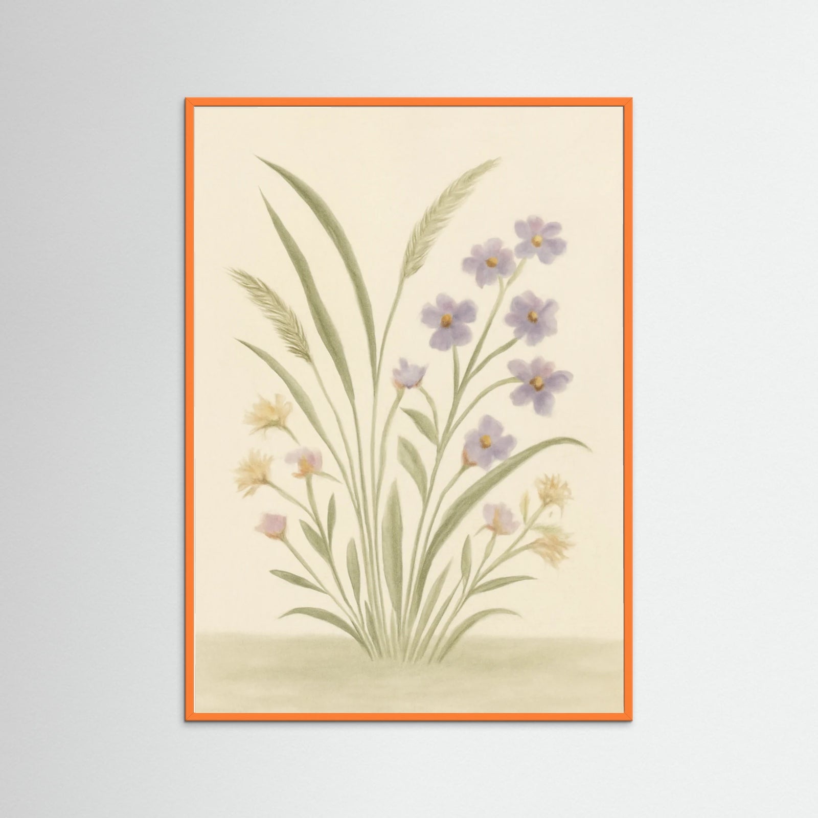 Orange Wood Verdant Serenity