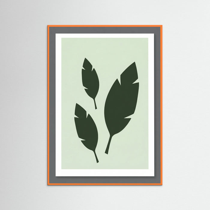 Orange Wood Verdant Silhouette