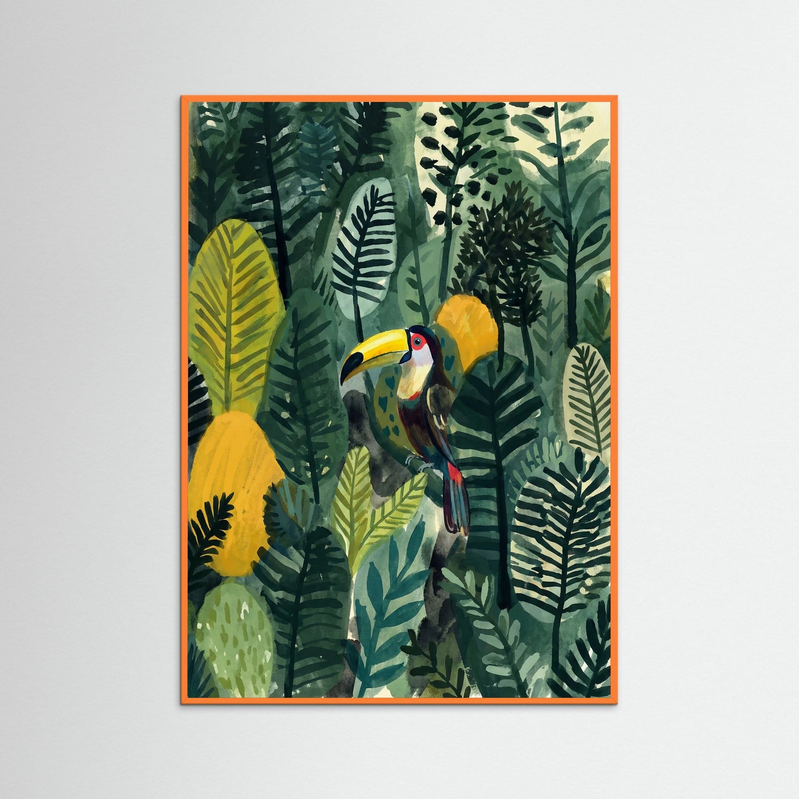 Orange Wood Verdant Wander