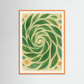 Orange Wood Verdant Whirl