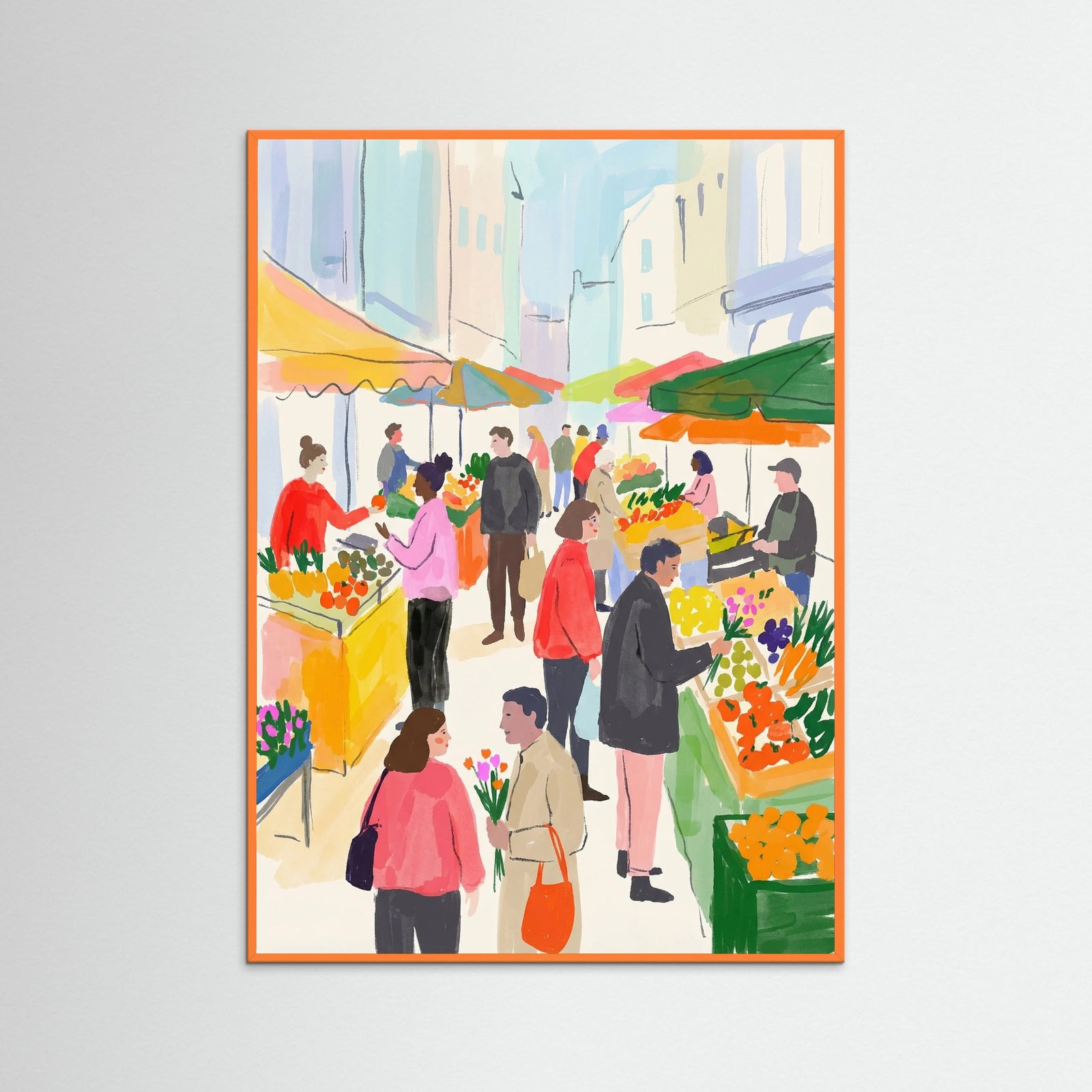 Orange Wood Vibrant Assembly