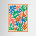 Orange Wood Vibrant Botanical Cutouts