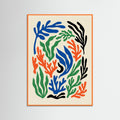 Orange Wood Vibrant Botanical Forms