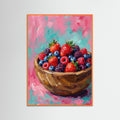 Orange Wood Vibrant Citrus Still Life