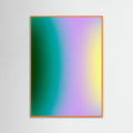 Orange Wood Vibrant Color Flow