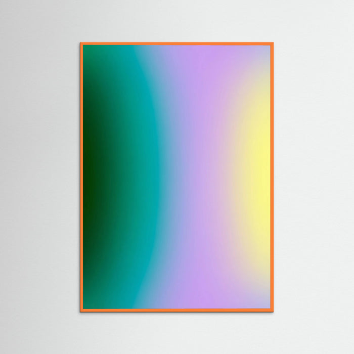 Orange Wood Vibrant Color Flow