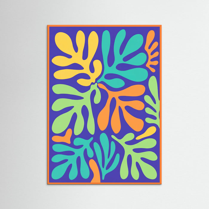 Orange Wood Vibrant Cut Outs