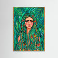 Orange Wood Vibrant Frida
