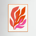 Orange Wood Vibrant Gesture