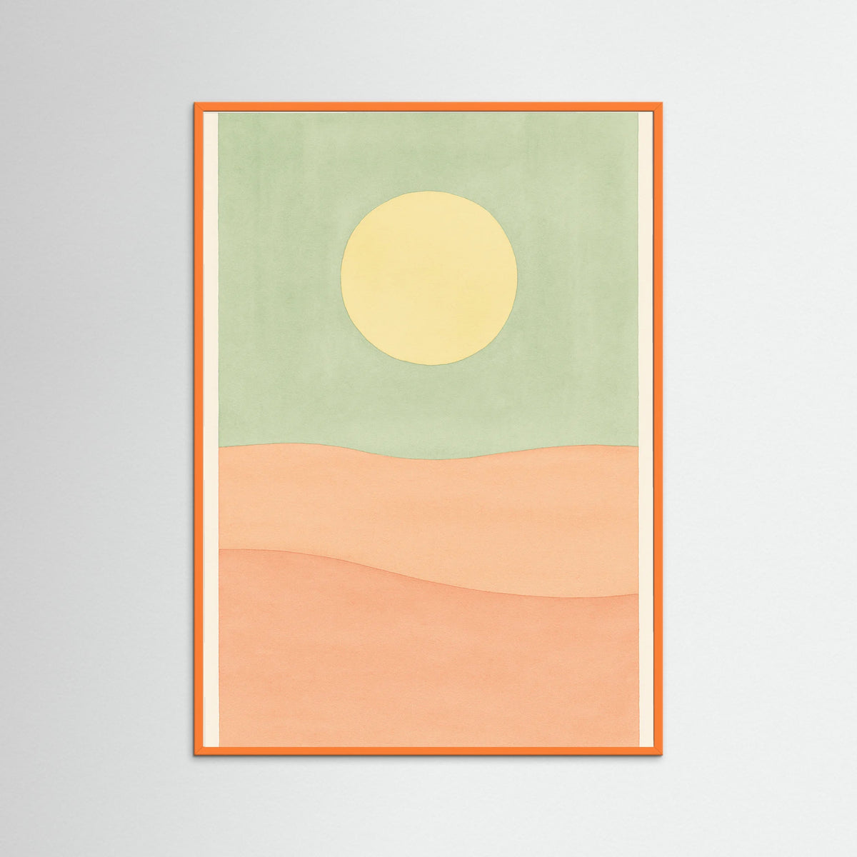 Orange Wood Vibrant Harmony