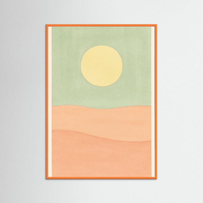 Orange Wood Vibrant Harmony