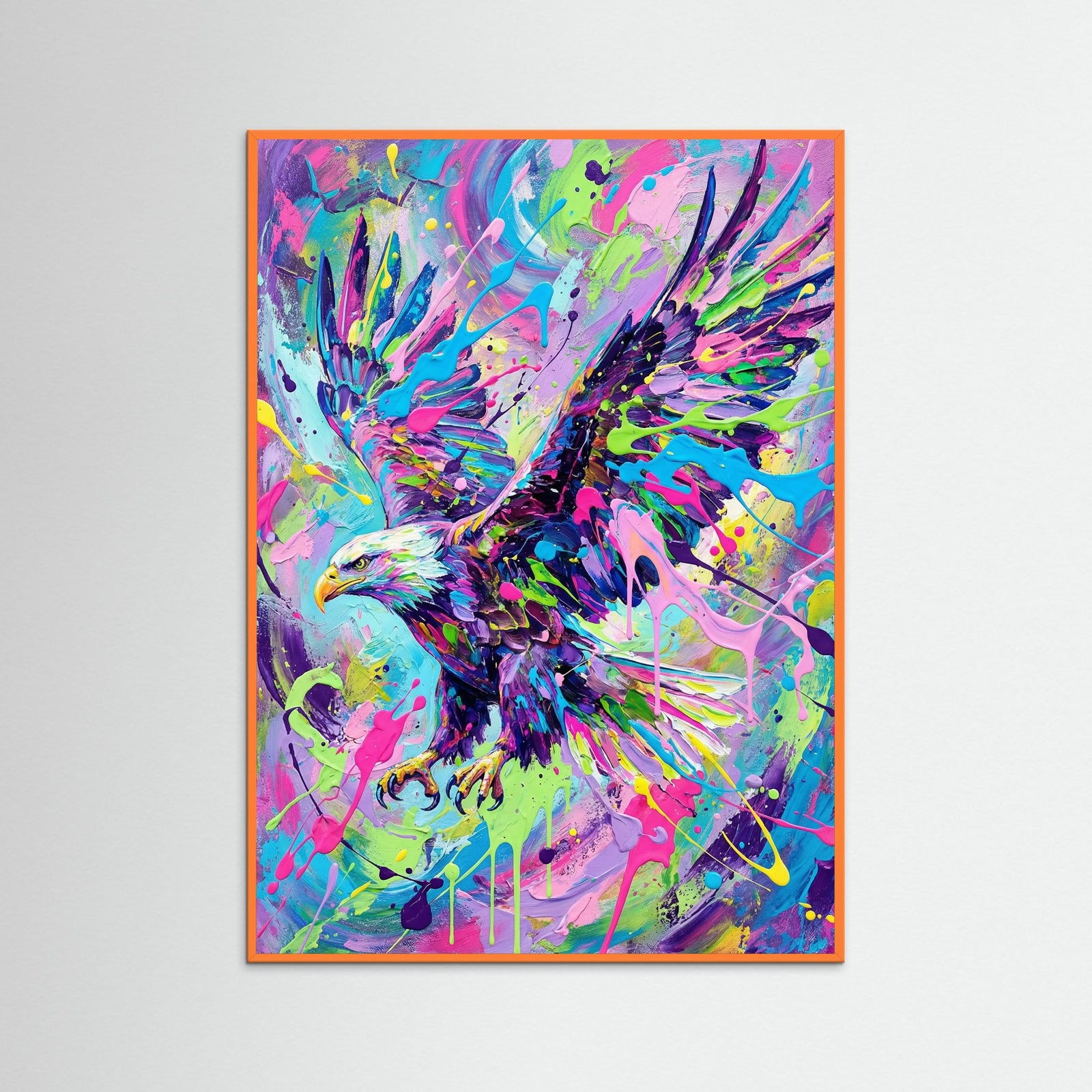 Orange Wood Vibrant Icon