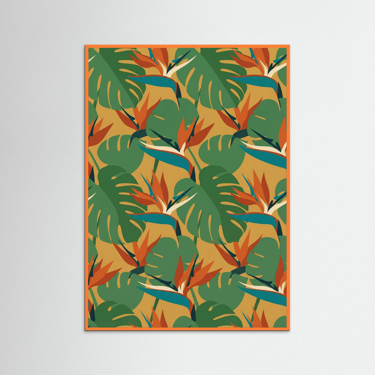 Orange Wood Vibrant Pansy Bloom