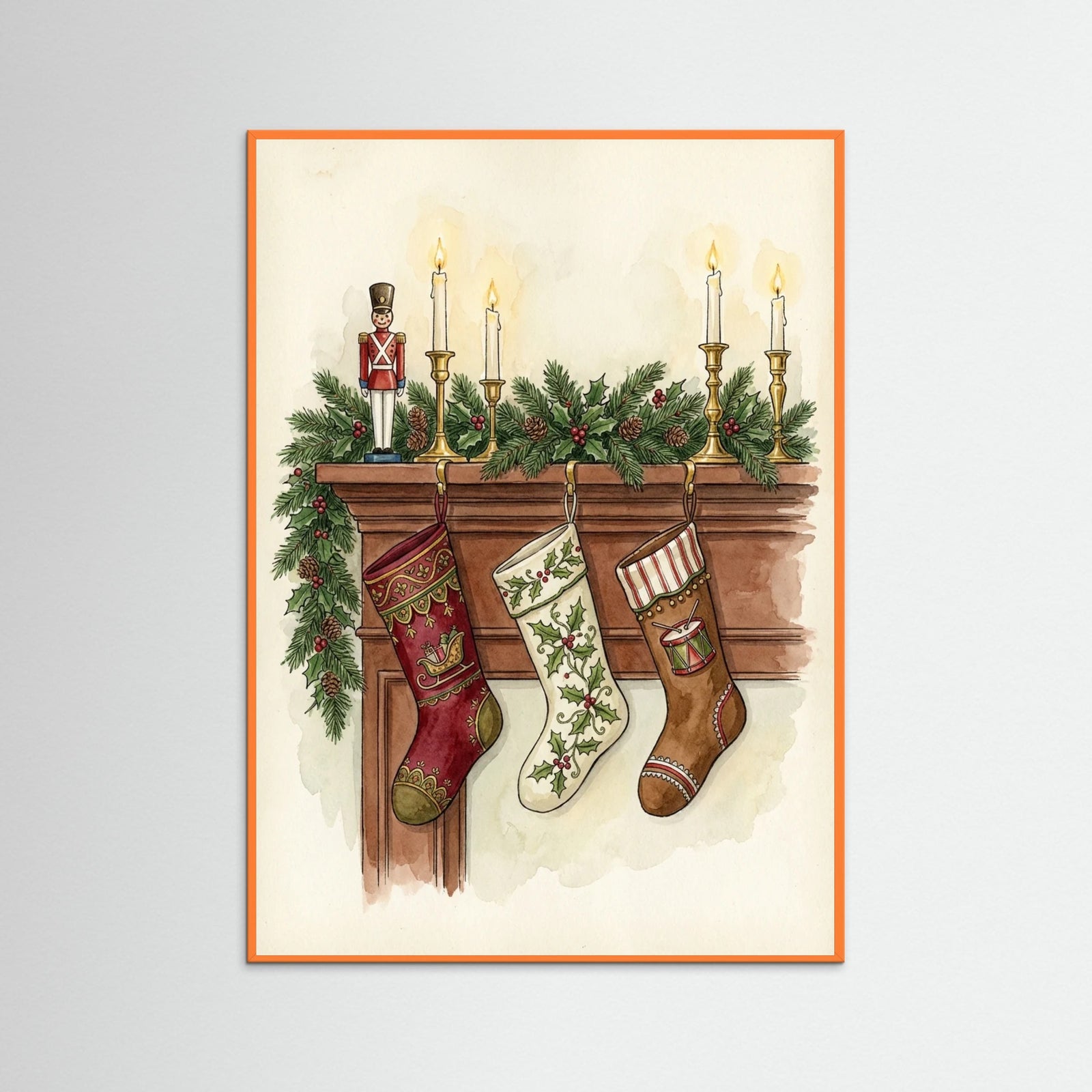 Orange Wood Victorian Yuletide