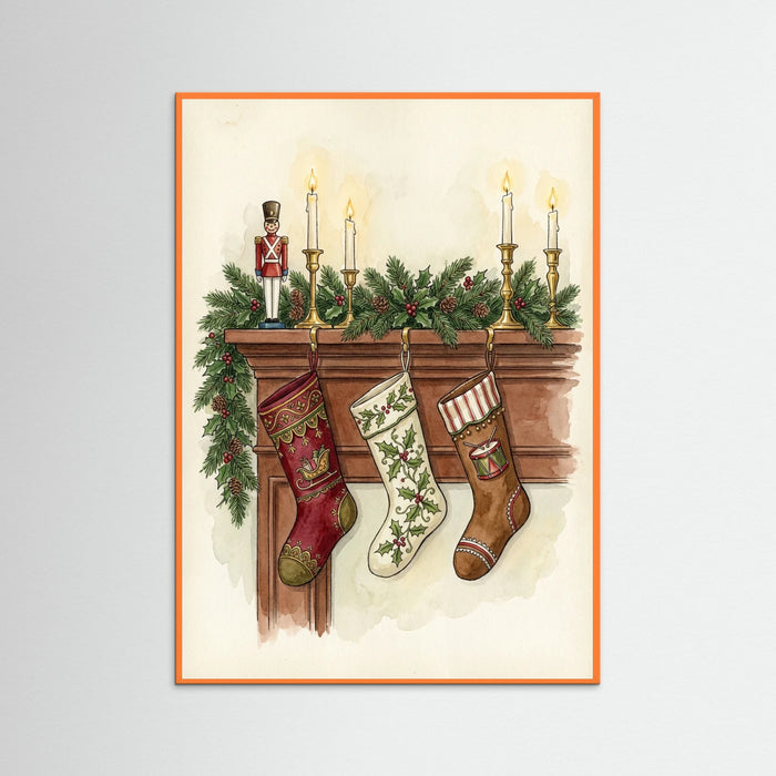 Orange Wood Victorian Yuletide