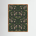 Orange Wood Vine Tapestry
