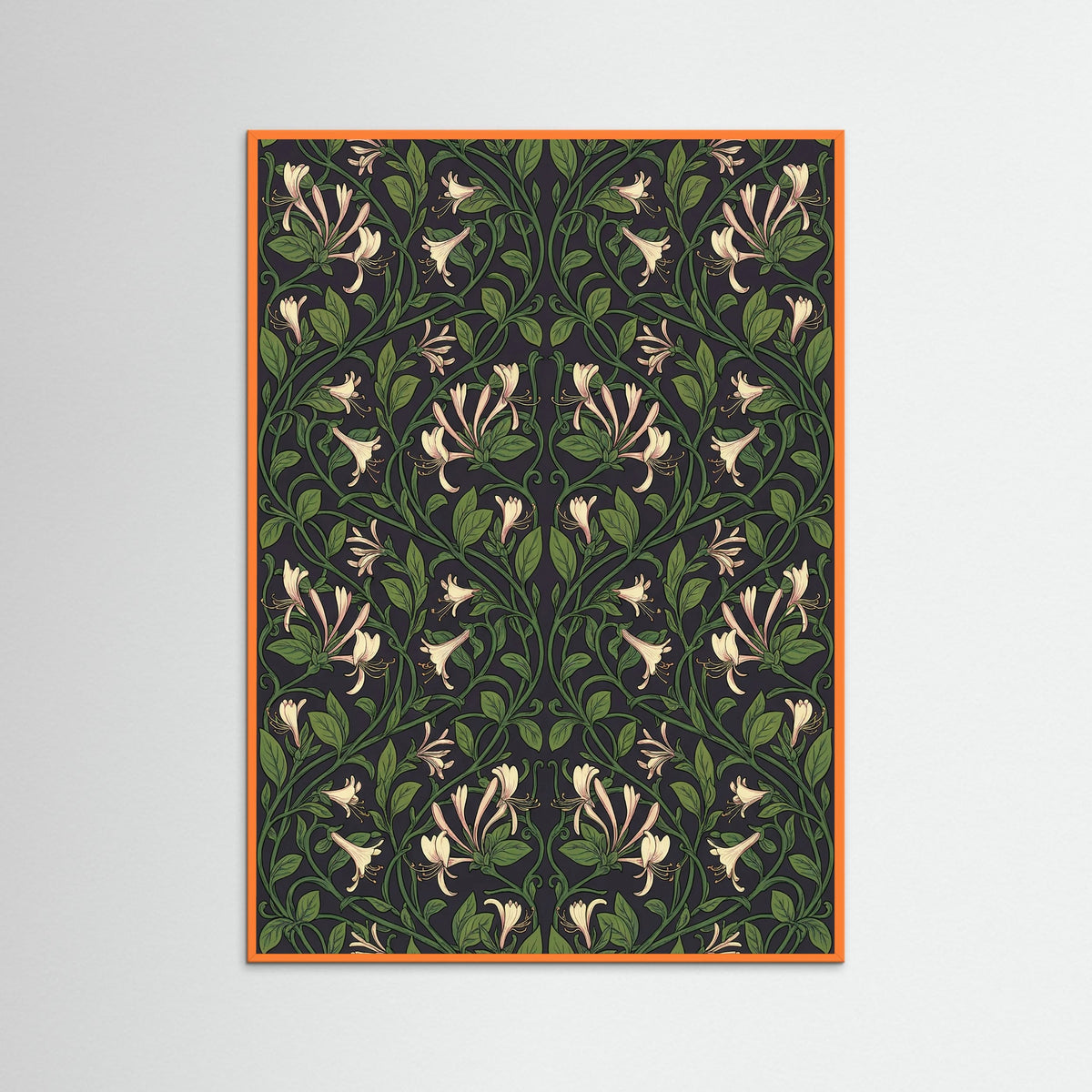 Orange Wood Vine Tapestry