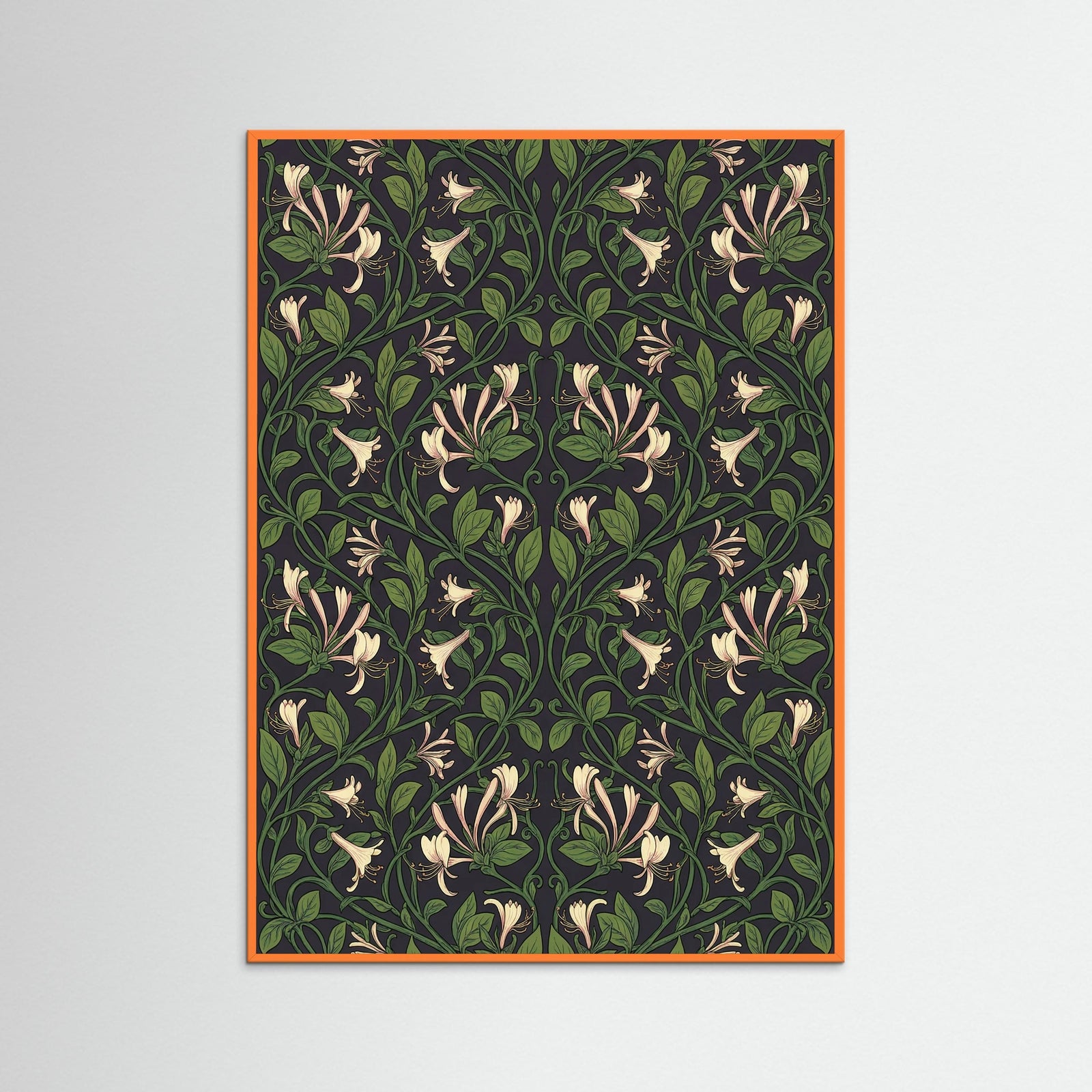 Orange Wood Vine Tapestry