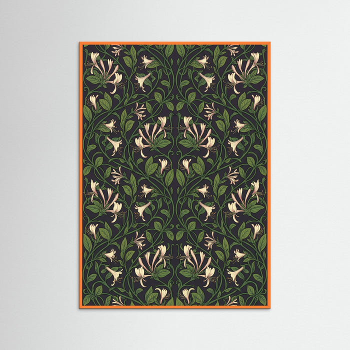 Orange Wood Vine Tapestry