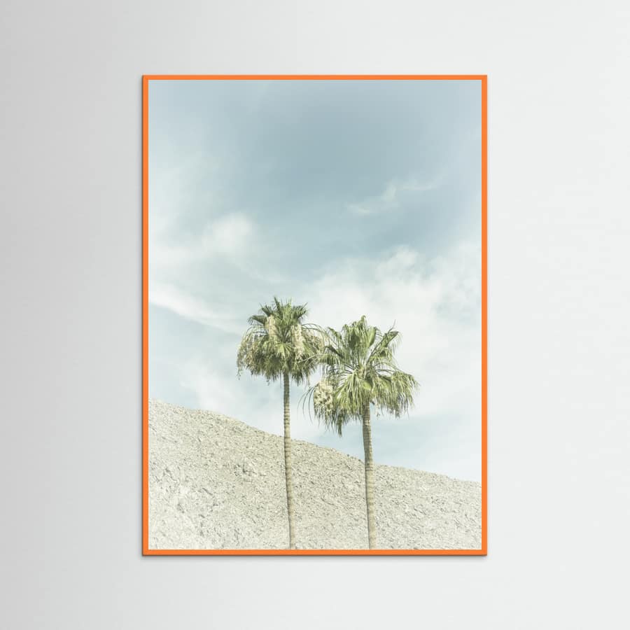 Vintage Palm Trees in the desert Poster – Poster und Kunstdruck