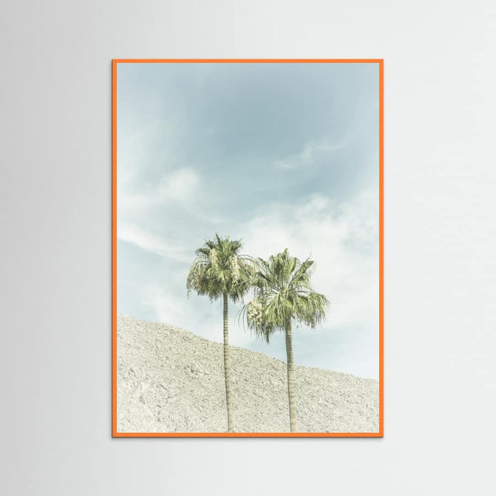 Vintage Palm Trees in the desert Poster – Poster und Kunstdruck
