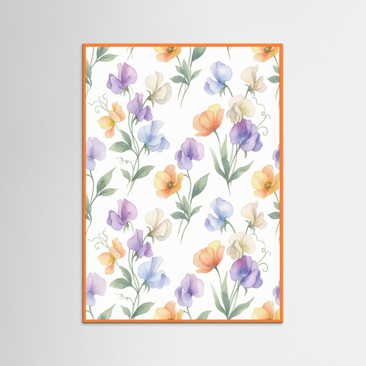 Orange Wood Vintage Rose Blooms