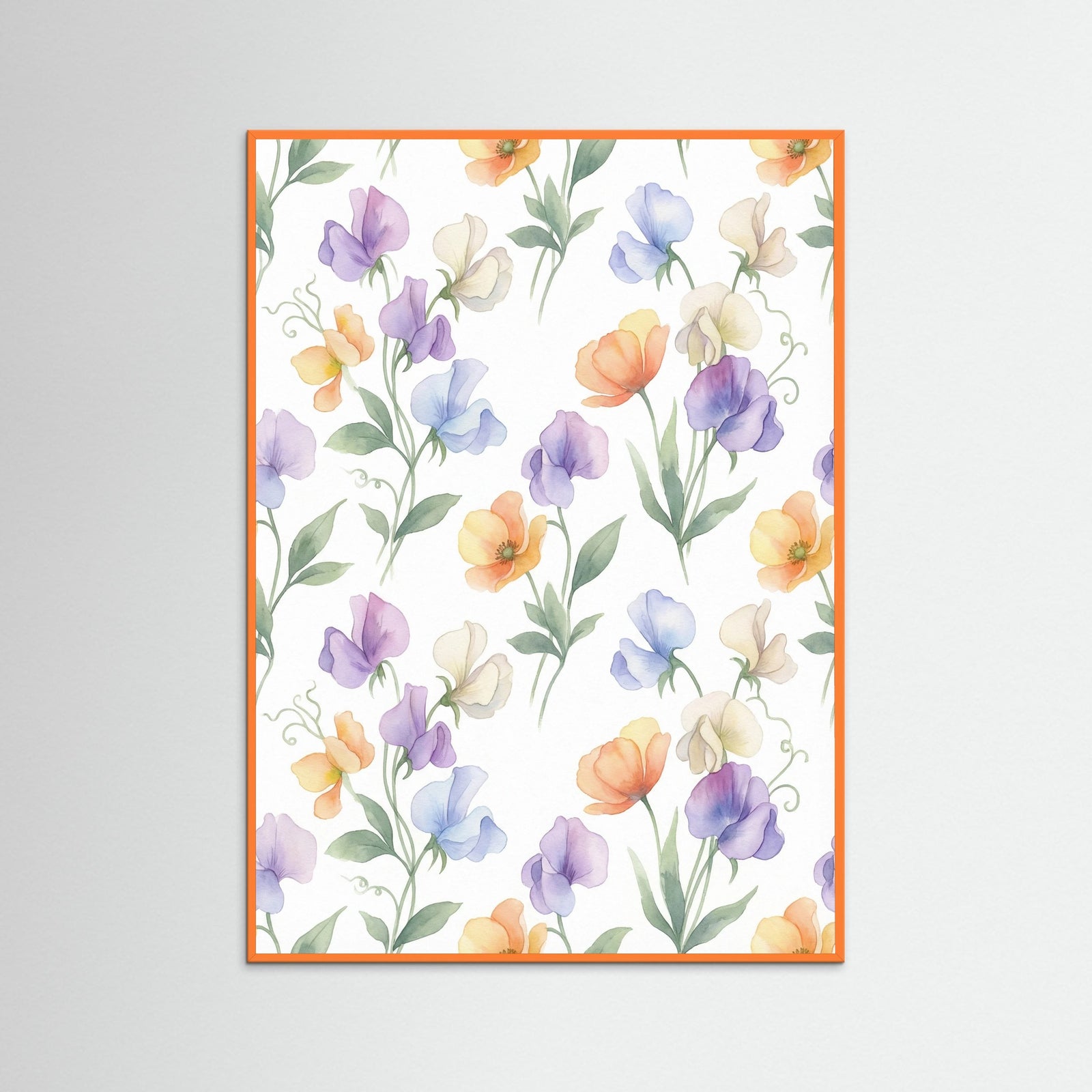 Orange Wood Vintage Rose Blooms