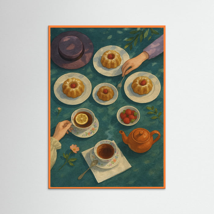 Orange Wood Vintage Tea Party