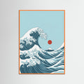 Orange Wood Vintage Wave Journey