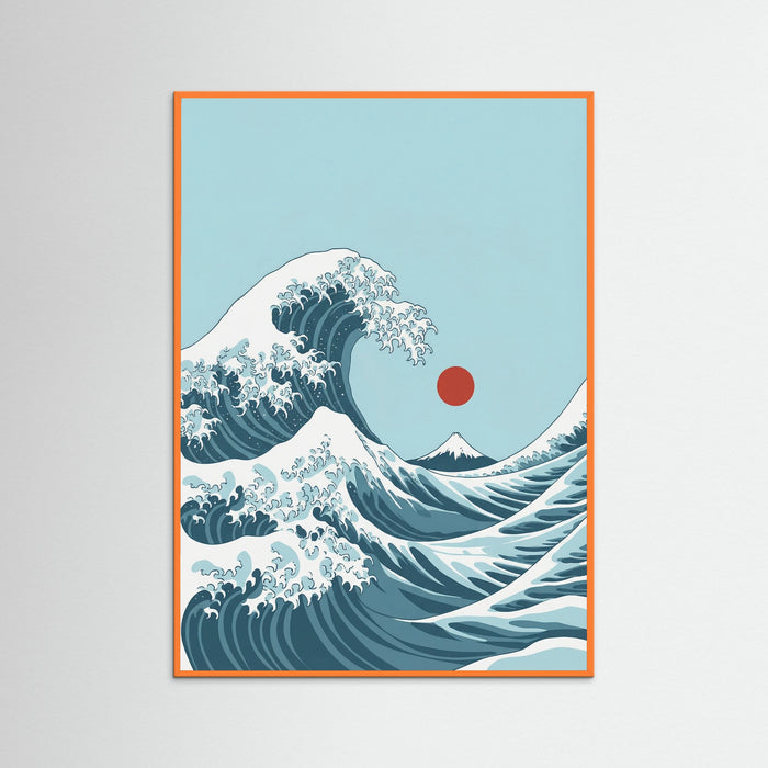 Orange Wood Vintage Wave Journey